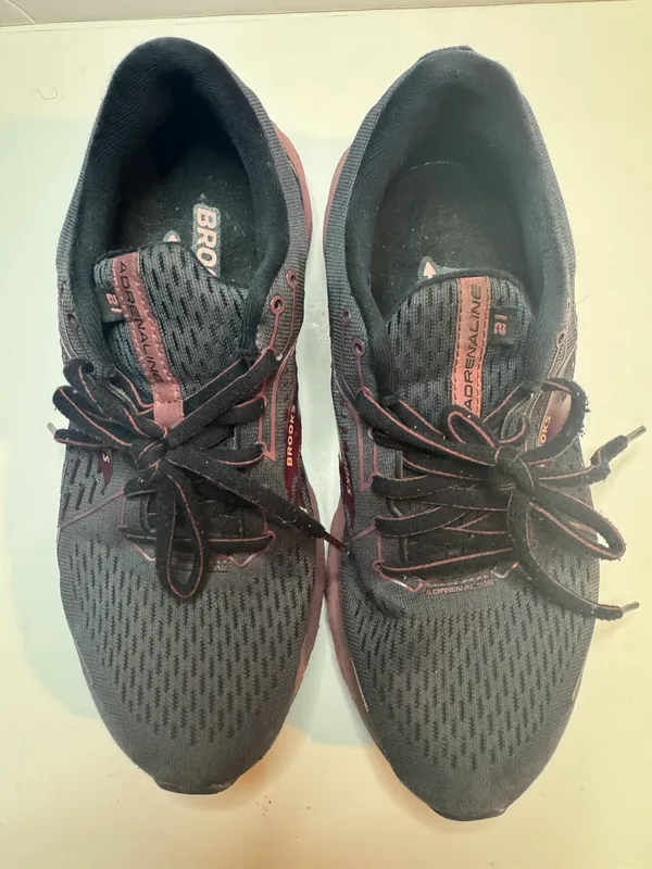 Brooks Womens Adrenaline GTS 21 Black Nocturne Size 9 - Image 3