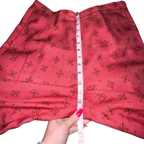 Vintage Tommy Bahama 100% Silk Pants Tropical Women's 8 Wide Leg Floral‎ Resort - Image 6