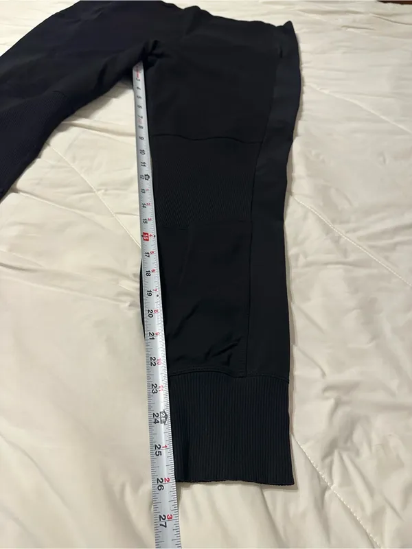 Athleta Black Excursion Hybrid Tight - Size XL - Paneled Performance Leggings - Image 12
