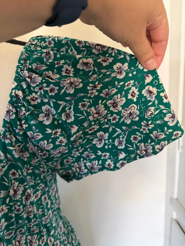 Luxology Green floral midi dress - Image 4
