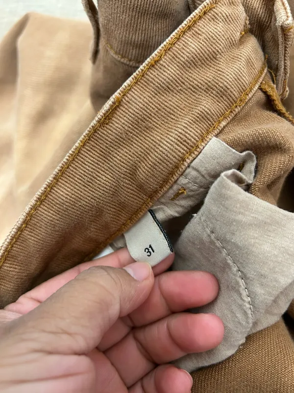 Vervet trousers tan size 31 - Image 4