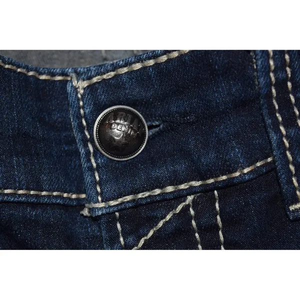 Ariat REAL Bootcut Jeans Womens 30R Dark Wash Studded Embroidered Excellent - Image 3