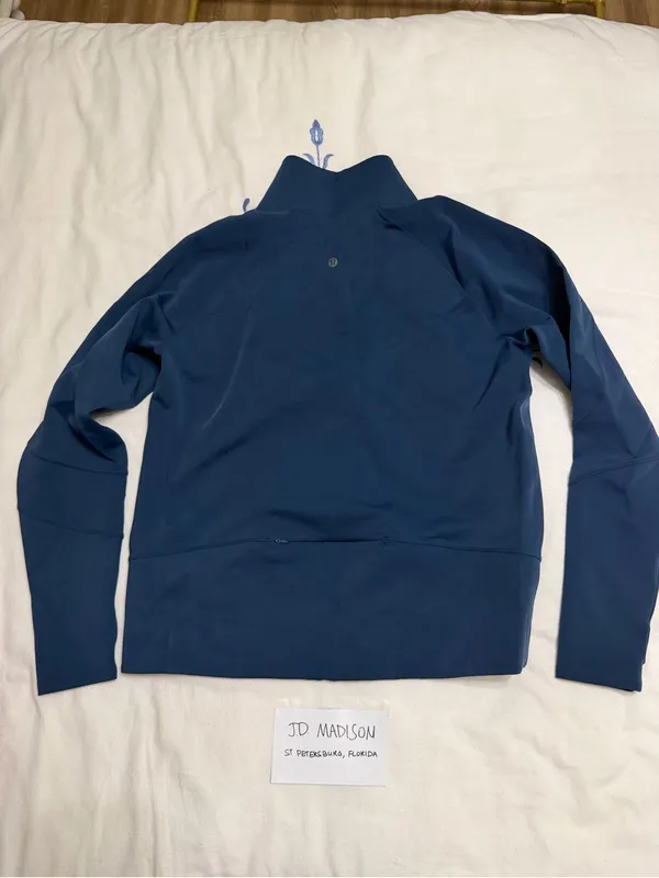 Lululemon Blue Quarter-Zip Pullover - Image 2