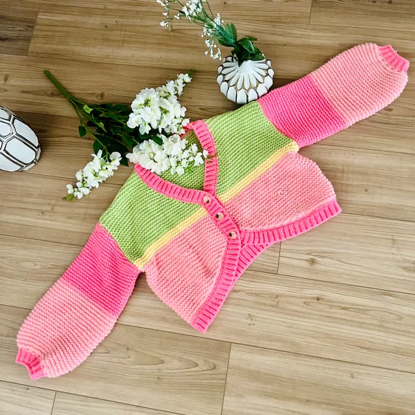 Fairycore Knit Sweater Pink - Image 2