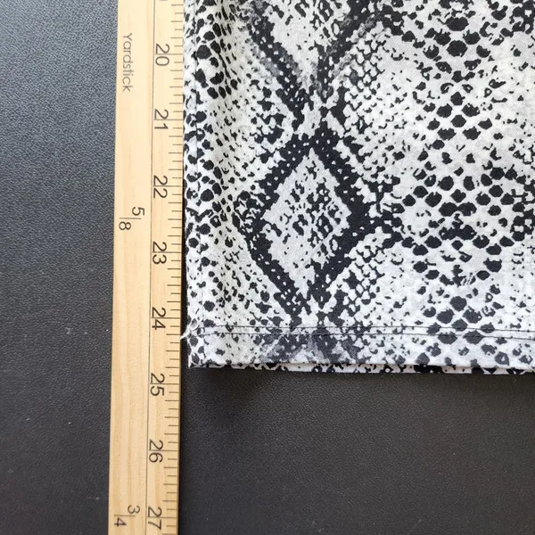 Garage Snakeskin Bodycon Party Dress Y2K Black White Animal Print Bikercore M‎ - Image 7