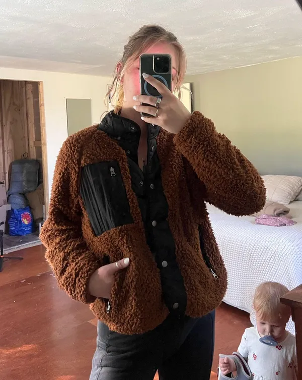 Teddy fleece Brown - Image 2