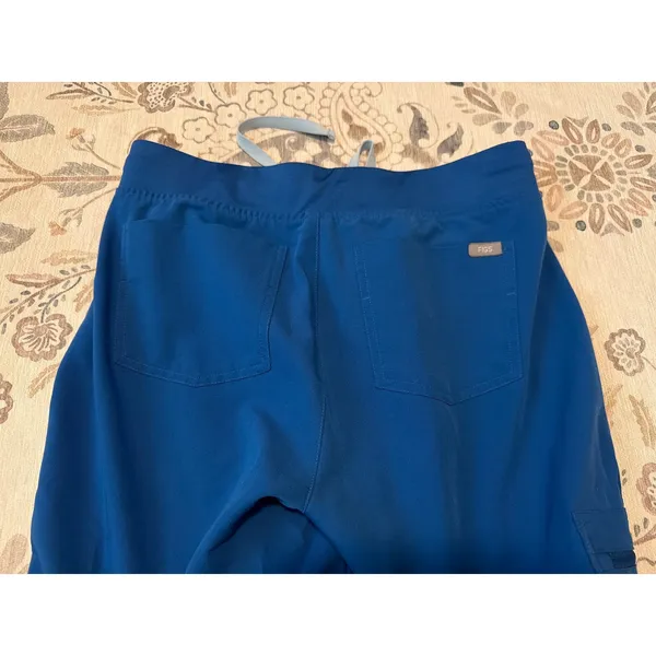 FIGS Zamora Jogger Scrub Pants Royal Blue Size Small Medical - Image 6