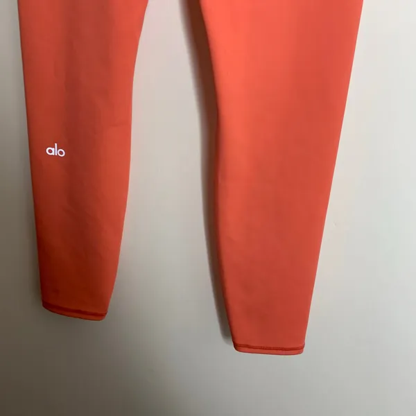 Alo Yoga 7/8 High-Waist Airbrush Legging Coral Small Womens Athletic - Image 5
