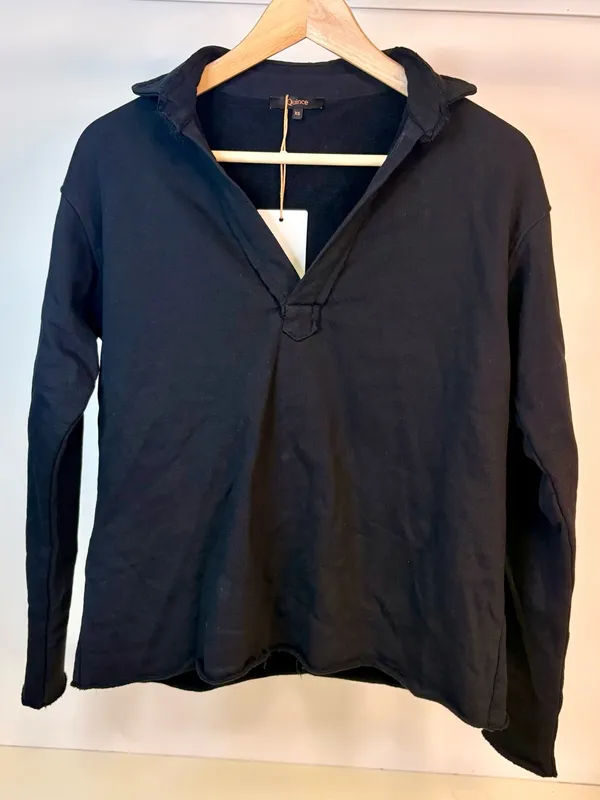 NWT Quince Organic French Terry Henley - Image 3