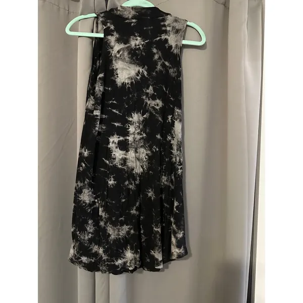 Ginger G Tie-Dye Dress Black and White Boho‎ Chic Summer Wear - Image 2