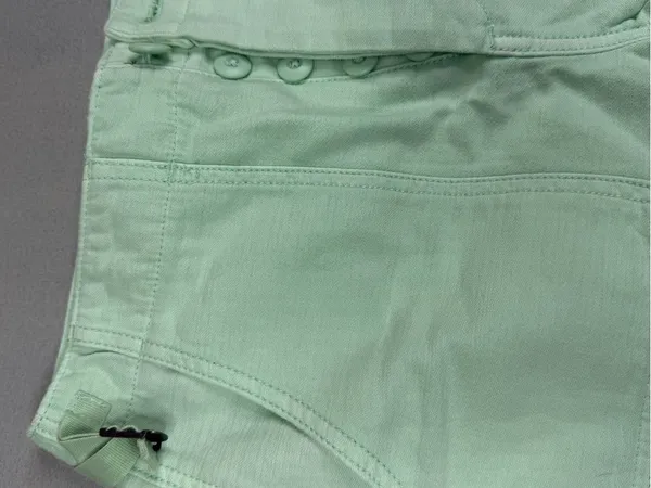 American Eagle High Rise Shorts Womens 4 Mint Green Cotton Utility Preppy - Image 2