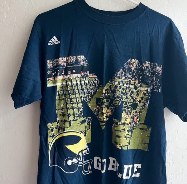 Michigan Wolverines Adidas Shirt - Image 2