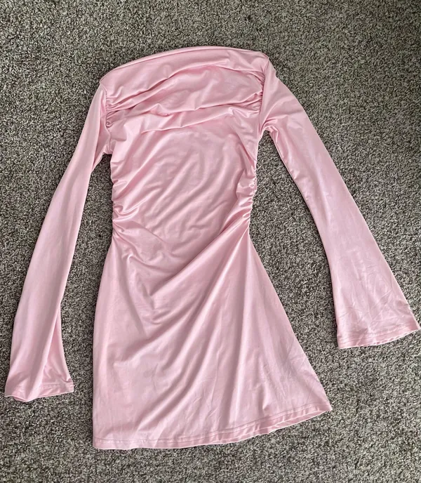 Edikted Leena Gathered Mini Dress - Image 3