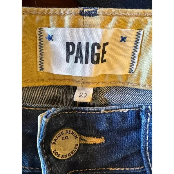 Paige‎ Jeans Women 27 Blue Medium Wash Denim Ankle Faded Skyline Skinny - Image 9