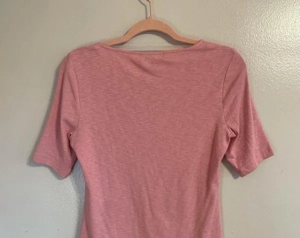 𝅺marled Essentials Prink Short Sleeve Top Size XS - Image 2