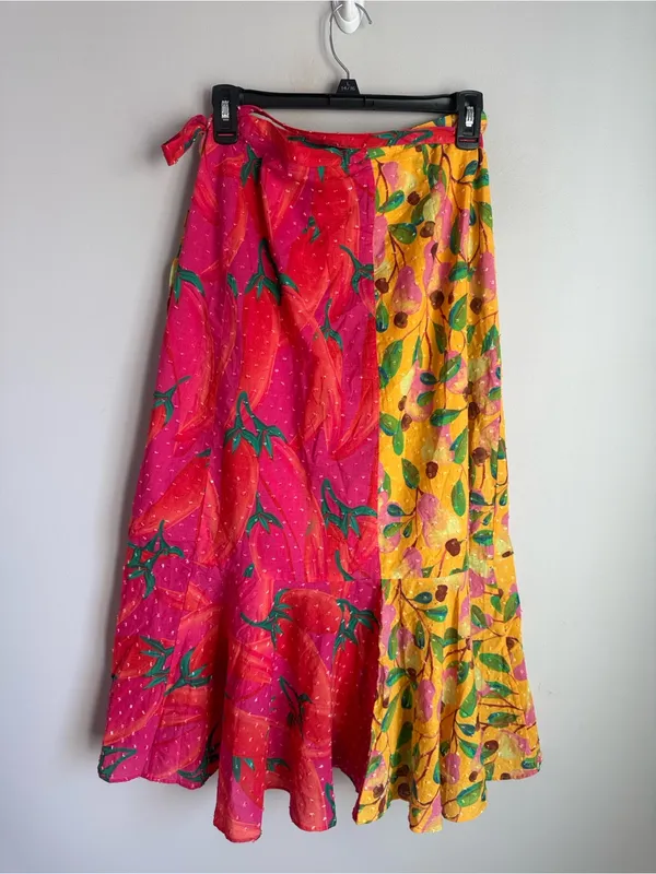FARM Rio Garden Mix Wrap Skirt XS - Image 3