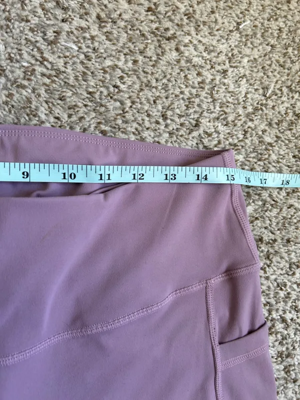 Women's Mauve High-Waist Active Leggings XXL Athleisure Stretch Work Out - Image 6