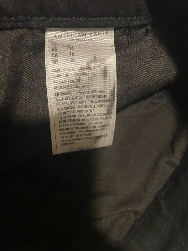 NWT American Eagle Outfitters Faux Leather Shorts - Image 3