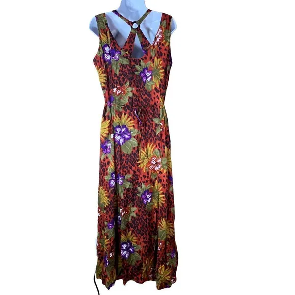 Vintage Scarlett sleeveless button front maxi dress‎ - Image 8