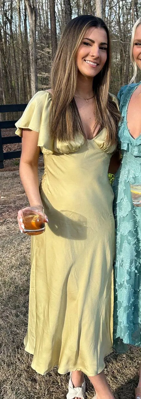 Hello Molly Slip On Satin Luxe Maxi Dress - Image 2