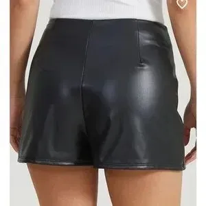 Altar'd State Vegan Leather Skort - Image 3