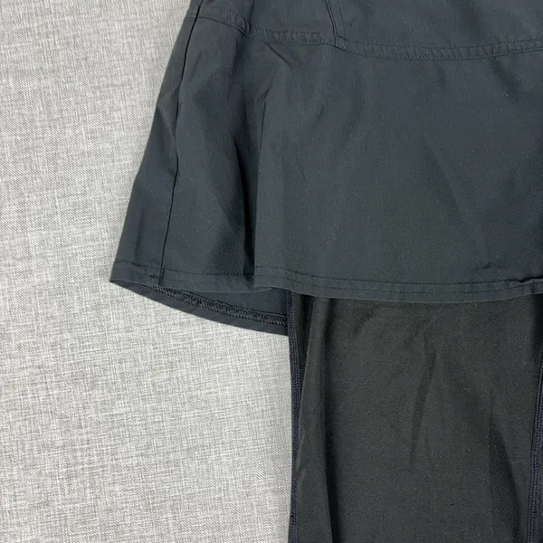 PrAna‎ Skort Womens M Black Athletic Pull On Pockets Built In Shorts Tagless - Image 2