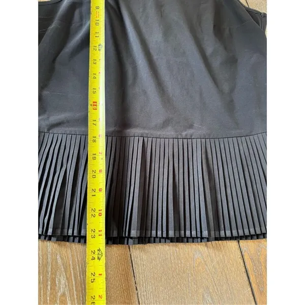 Spanx Pleated Hem Tank Top Women Black‎ XS (T1) - Image 7