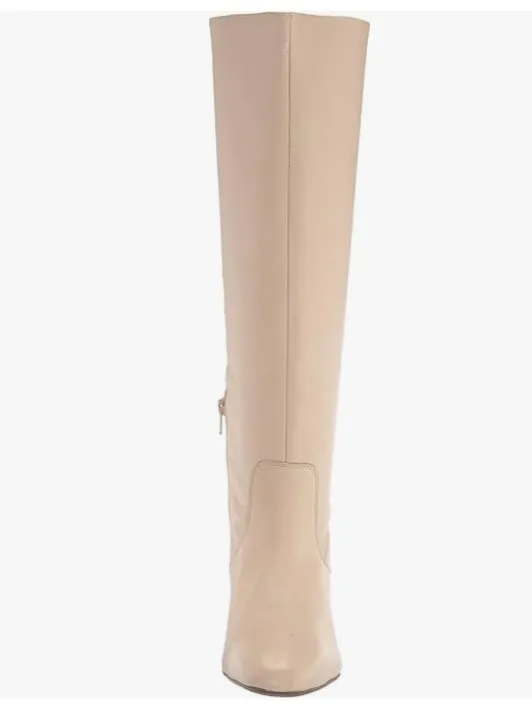 NWOB Seychelles Beige Knee High Block Heel Boots Size 10 - Image 3