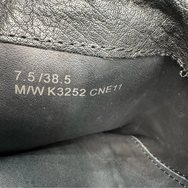 Kork-Ease Black Leather Wedge Boots Women’s 7.5 Side Zip Comfort - Image 8