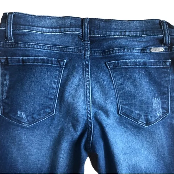 Abercrombie & Fitch Distressed Slim Straight Jean Blue Size 27X31 Casual - Image 4