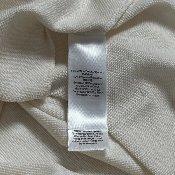 DKNY Ivory Collared Shirt‎ Dress Mini Athletic Athleisure Outdoors Comfort L - Image 10
