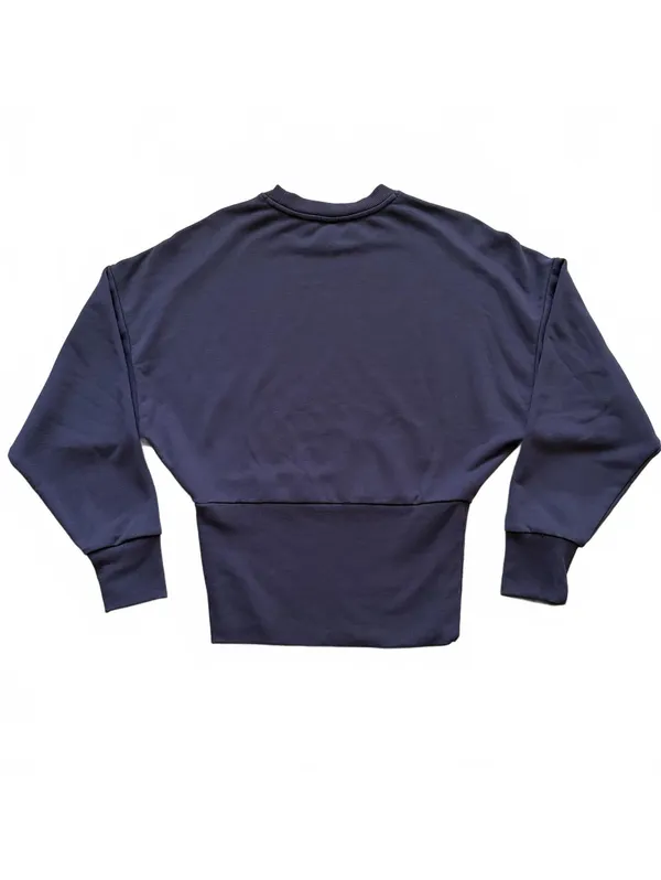 Athleta Potrero‎ Sweatshirt Shale Dolman Pullover Top Gray Women's Size Small - Image 4