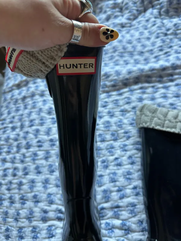 Hunter Tall Boots Black - Image 2