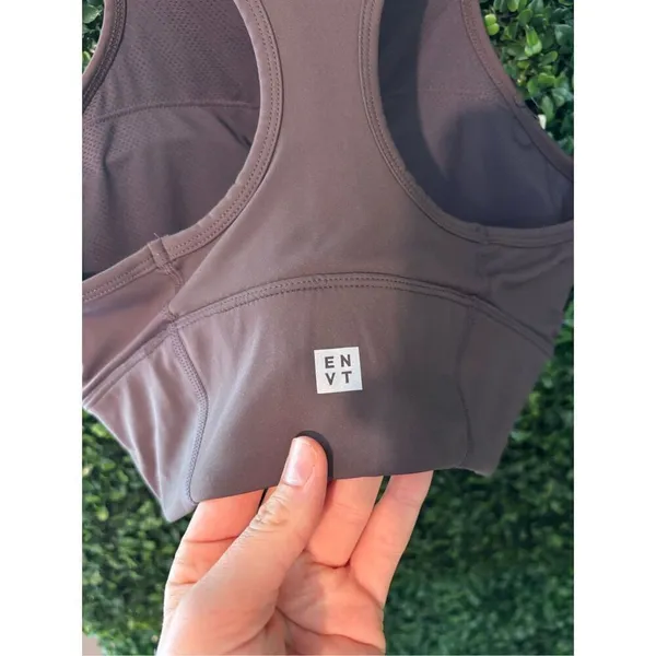 Enavant Envt Piper Bra Top Sz Small Nwt Dark Brown Padded - Image 5