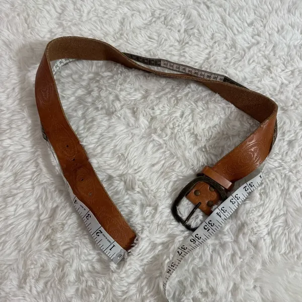 Gap Light Brown Leather Buckle Belt‎ - Image 15