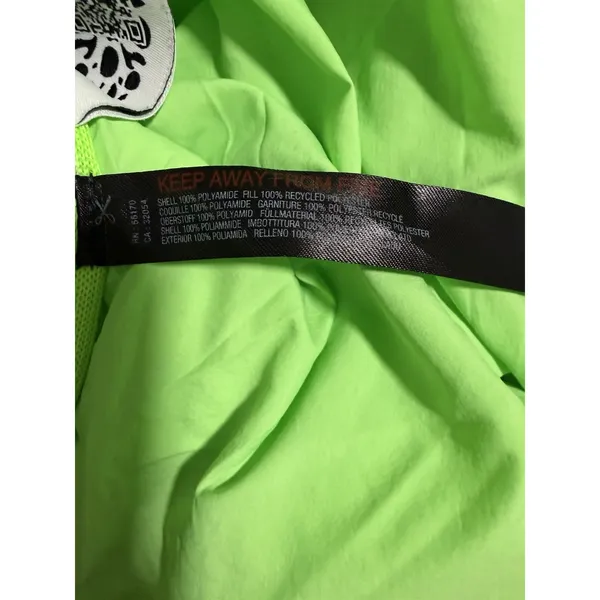 Free People Movement Pippa Packable Pullover Puffer Neon Lime Glow Women's Large - Image 13