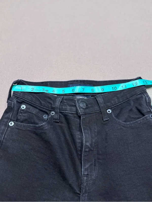 Aeropostale Black High-Rise Flare Jeans - Image 7
