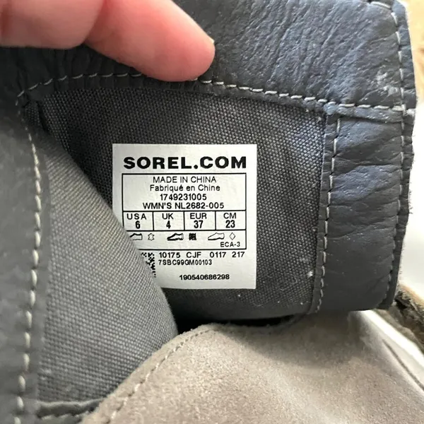 Sorel Farah Short Boot in Kettle Ankle Suede Heeled NL2682-005 Women's Size 6 - Image 8