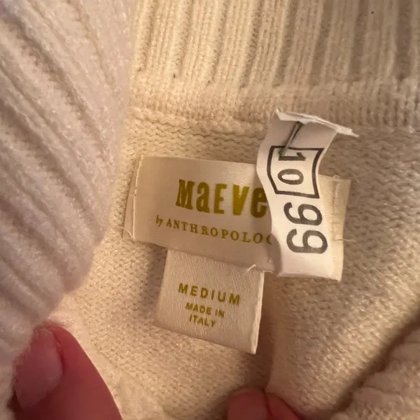 Anthropologie‎ Maeve Henley Pullover Sweater size M - Image 13