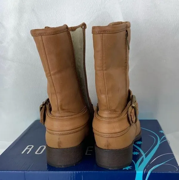 Rouge Lined Boots “Camel” Brown Women’s 🆕 Size 6 - Image 6