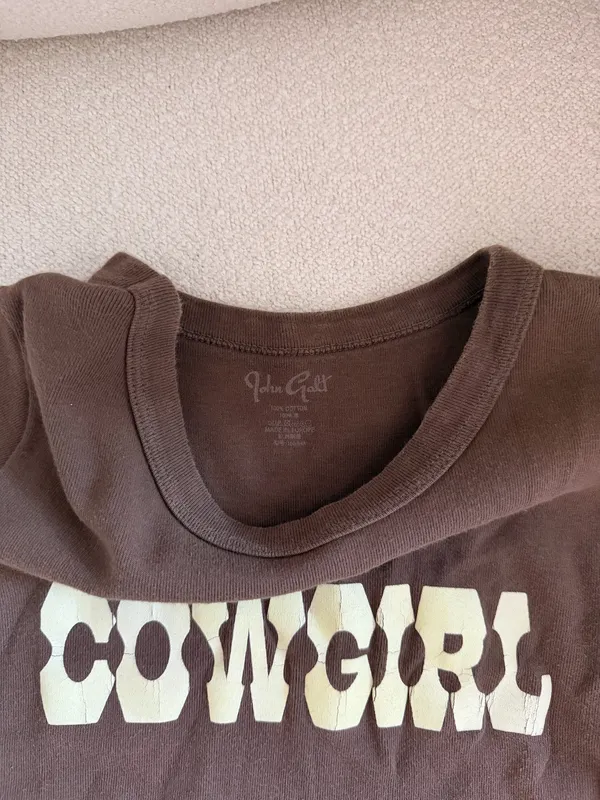 Garage Cowgirl cropped shirt - Image 2