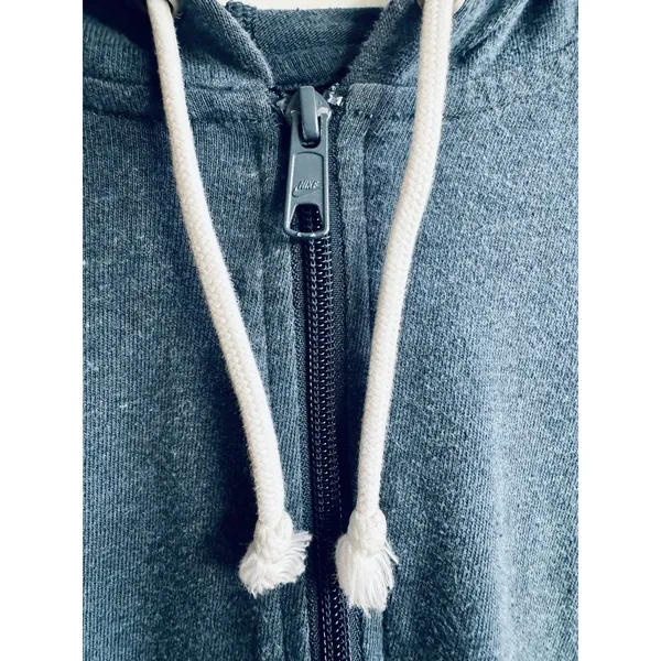 Nike Sportswear Gym Vintage Full Zip Hoodie Blue Organic Cotton 2X CT0635-458 - Image 10