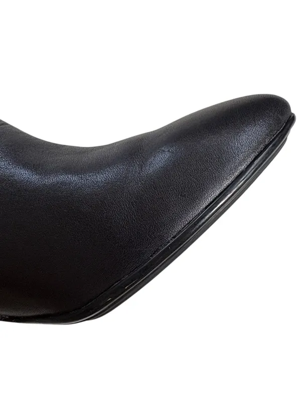 EUC Sofft Leather Heeled Ankle Boots Black Size 8 - Image 3