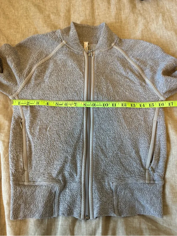 Lululemon Grey Bomber Jacket - Image 10