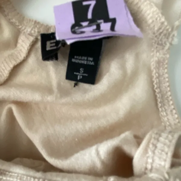 Express Light Tan Embellished Women’s Tank Sz S - Image 2