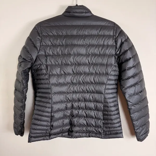 Patagonia Goose Down Quilted Jacket Black Puffer Full Zip Size M 84683 2020 - Image 2
