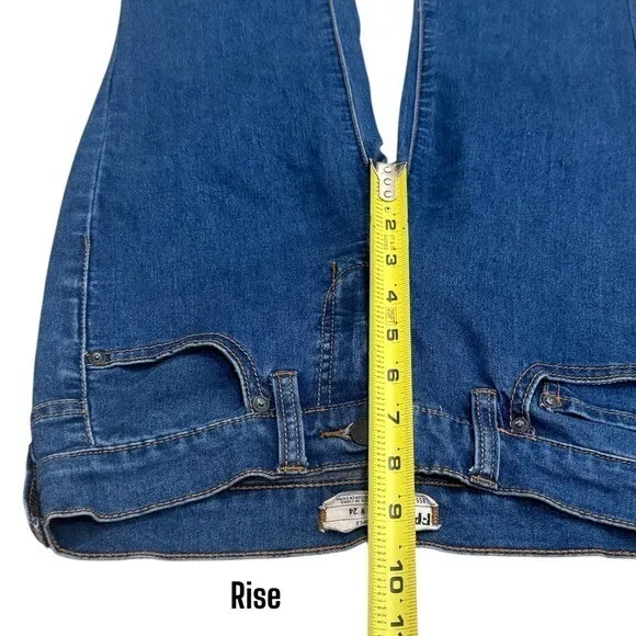 Free People Flare Stretch Jeans Capsule Retro Country Cowgirl Rodeo Comfort 24 - Image 8