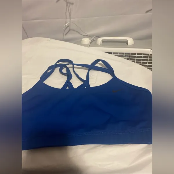 Women's Blue Sports Bra - Image 5