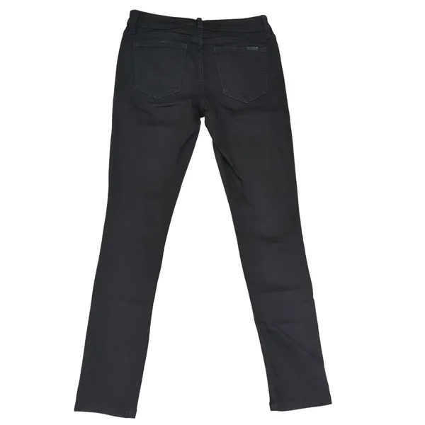 Joe's Jeans The Icon Mid Rise Skinny Ankle Black‎ Distressed Ripped Womens 29 - Image 2