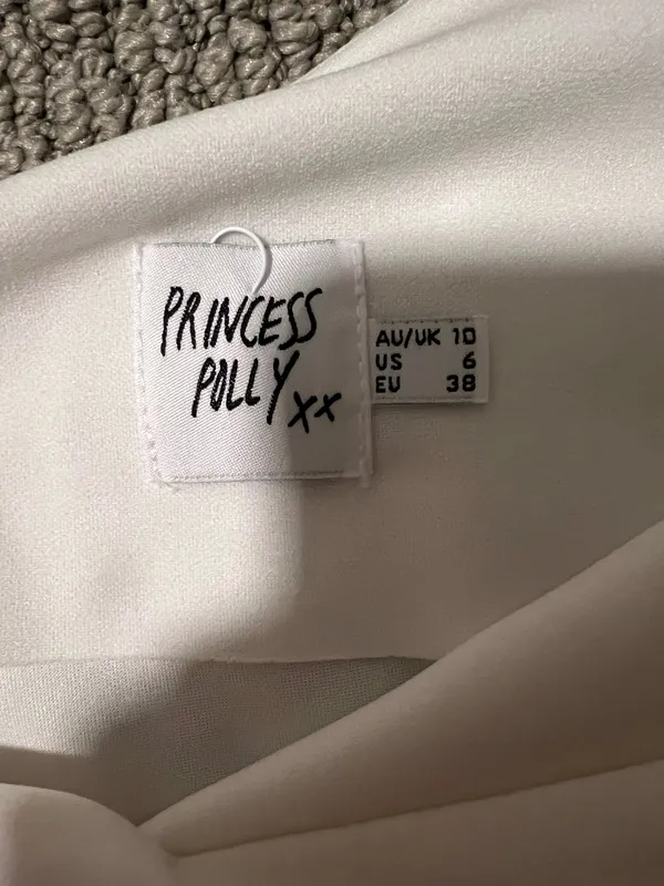 Princess Polly White One-Shoulder Top - Image 3